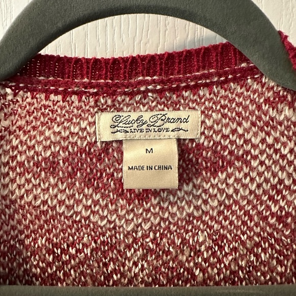 Lucky Brand Cardigan: Size Medium - Picture 2 of 5